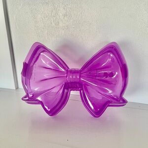 Purple Bow Container‎ 9".